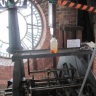 Image-2Showing the tower extending up from the clock mechanism, connected to the shaft, leading to each face mechanism. The shafts are wound with tape to draw the winder’s awareness to the shafts to prevent head bumping and shaft damage.